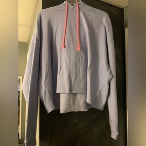 Blue/purple wild fable cropped sweatshirt